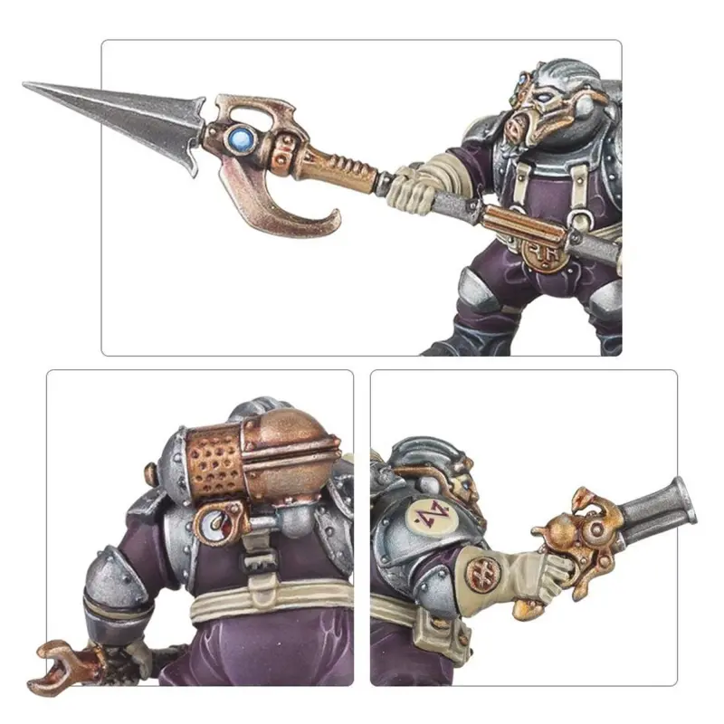 Kharadron overlords: arkanaut company, age of sigmar, games workshop, model 84-35